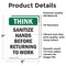 Signmission Safety Culture Sign, 5 in Width, Vinyl Decal, Rectangle OS-2PACK-TS-D-57-V-11909 - alternate 4